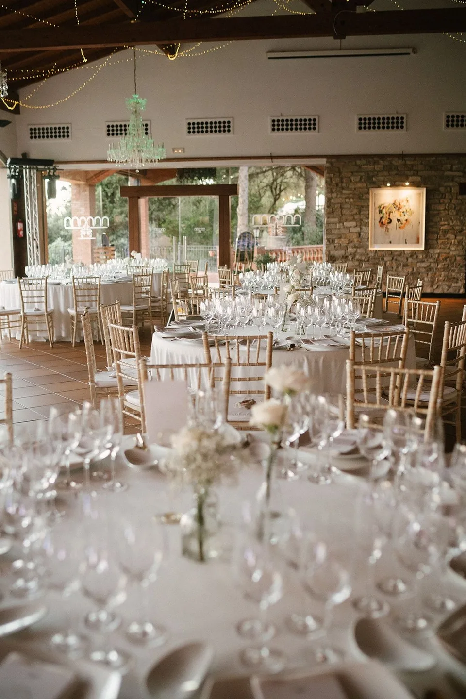 Salón interior de Mas Sant Lleí
